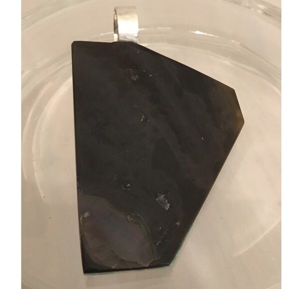 Turquoise Pen Shell Santo Domingo HORSE Inlay/Mosaic PENDANT by Ray Rosetta - Picture 2 of 3